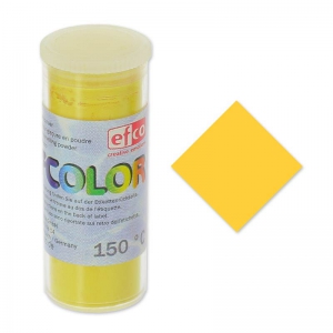 Polvere per smaltatura Efcolor Giallo x10ml