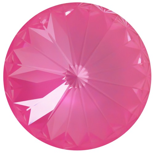 Cabochon Swarovski 1122 Rivoli 14 mm - Cristallo rosa elettrico Ignite x1