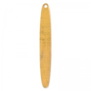 Pendente ovale 45x6 mm in rame x1