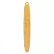 Pendente ovale 45x6 mm in rame x1