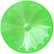 Cabochon Swarovski 1122 Rivoli 14 mm - Cristallo verde elettrico Ignite x1