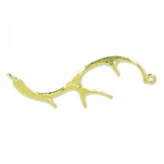 Separatore corno di cervo 2 anelli 35 mm dorato x1|raw }}