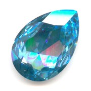 Cabochon Swarovski 4327 pera mm. 30x20 Aquamarine