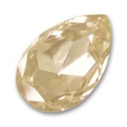 Cabochon Swarovski 4327 pera mm. 30x20 Crystal Golden Shadow