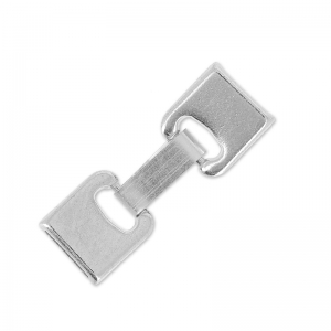 Chiusura a gancio per laccetto 10 mm Placcatura Argento Antico x1