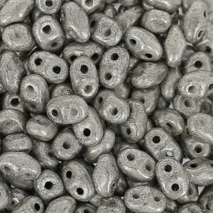 MiniDuo 2x4 mm Argentato patinato x10g