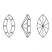 Swarovski 4228 15x7 mm Cristallo AB a navetta