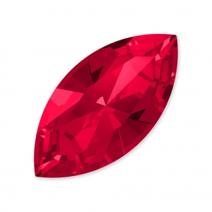 Swarovski 4228 15x7 mm Scarlet shuttle x1