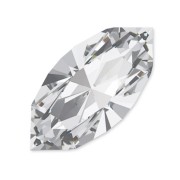 Swarovski 4228 10x5 mm Shuttle - Non sfogliato - Cristallo x1|raw }}