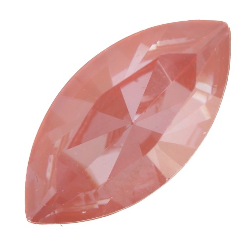 Swarovski 4228 10x5 mm Shuttle - Cristallo Maroon Ignite x1