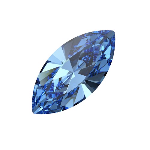 Swarovski 4228 Navette 6x3 mm - ReCreated Cool Blue x4