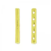 Separatore 5 file 31x4 mm dorato con oro fino x1