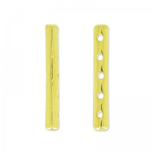 Separatore 5 file 31x4 mm dorato con oro fino x1