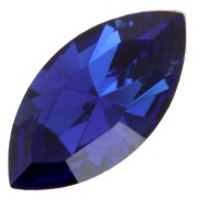 Swarovski 4228 10x5 mm Shuttle - Zaffiro scuro ricreato x1