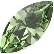Navette Swarovski 4228 15x7 mm - Peridot reinventato x1