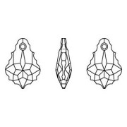 Goccia barocca Swarovski 6090 16x11 mm Rubino x1