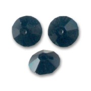 Biconi appiattiti Swarovski 5305 6 mm Jet x20|raw }}