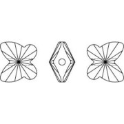 Farfalla Swarovski 5754 10 mm Cristallo x1