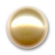 Cabochon Nacré Swarovski 5817 10 mm Gold Pearl x1
