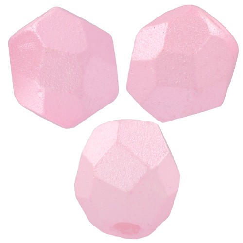 Alabastro rosa pastello 4 mm sfaccettature x50