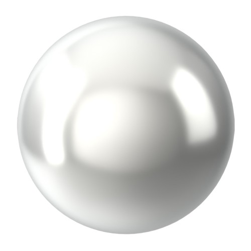 Cabochon Nacré Swarovski 5817 10 mm Crystal Moonlight Pearl x1