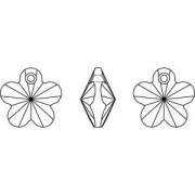 Swarovski Flower Pendente 6744 12 mm Crystal AB x1