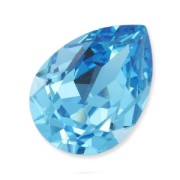 Cabochon Swarovski 4320 pera mm. 8x6 Aquamarine x1