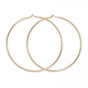 Orecchini da decorare 30mmx0.7 mm Dorato con oro fino rose x2|raw }}