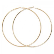 Orecchini da decorare 40mmx0.7 mm Dorato con oro fino rose x2|raw }}