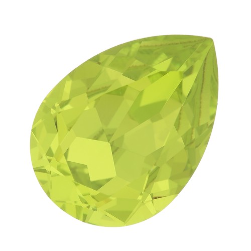 Cabochon Swarovski 4320 10x7 mm - Verde agrumi x1
