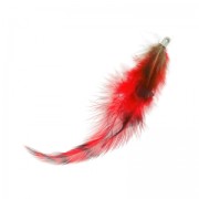 Piuma 11 cm Marrone/rosso x1|raw }}