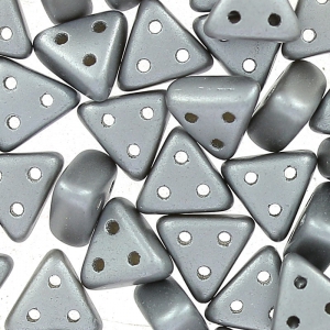 eMMA® Bead 3 x 6 mm Light Grey/Silver pastello x5g