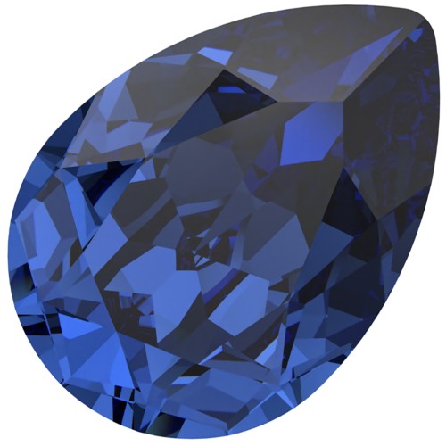 Cabochon Swarovski 4320 14x10 mm - Zaffiro scuro ricreato x1