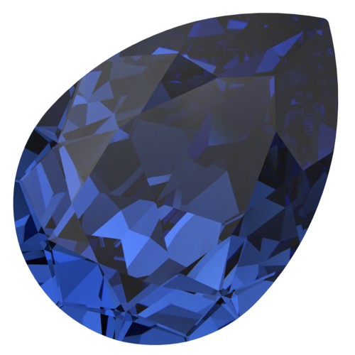 Cabochon Swarovski 4320 8x6 mm - Zaffiro scuro ricreato x1