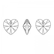 Swarovski 6228 cuori 10,3x10 mm Light Rose AB x6