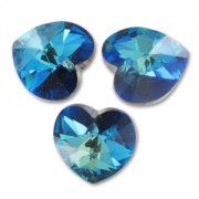 Cuore Swarovski 6228 14,4x14 mm Cristallo Bermuda Blue x1