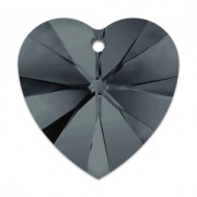 Cuore Swarovski 6228 14,4x14 mm Grafite x1
