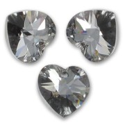 Cuore Swarovski 6228 18x17,5 mm Crystal Silver Night x1