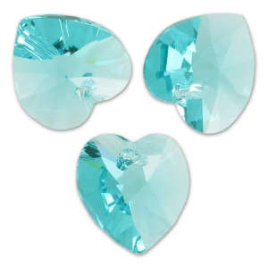 Cuore Swarovski 6228 18x17,5 mm Light Turquoise x1