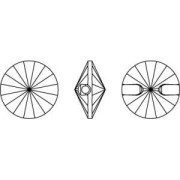 Bottone Swarovski 3015 10 mm Crystal Foiled