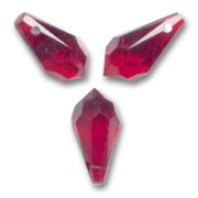 Swarovski 6000 11x5,5 mm Siam gocce x8