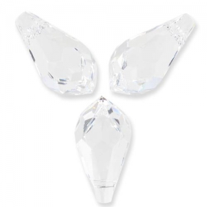 Swarovski 6000 13x6,5 mm Gocce di cristallo x4