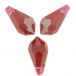 Swarovski 6000 gocce 11x5,5 mm Scarlet x8