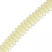 Perle rondelle in resina Heishi 6x2 mm Avorio x182