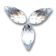 Swarovski 6010 11x5,5 mm Gocce di cristallo x4