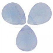 Perline Pere sfaccettate in giada dipinta 17x13 mm Grigio x4|raw }}