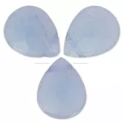 Perline Pere sfaccettate in giada dipinta 17x13 mm Grigio x4