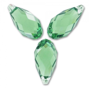 Swarovski 6010 gocce 11x5,5 mm Erinite x4