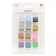Assortimento di bobine di filo in acciaio inox Made By Me 0.38 mm x12|raw }}