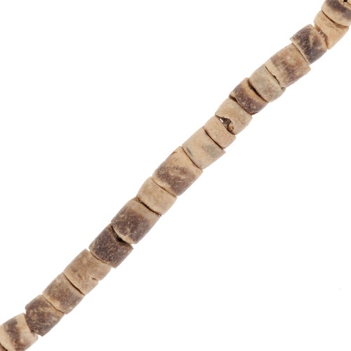 Perle Heishi Coco 4 mm Marrone x58 cm